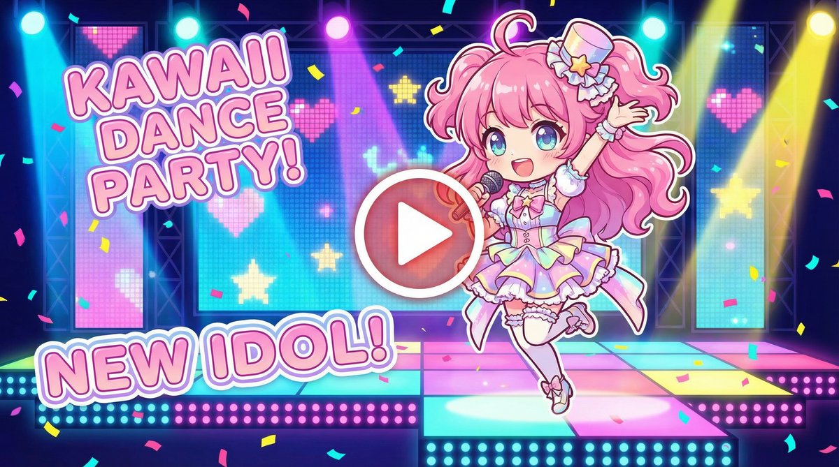 9i果冻制作厂蘑菇偶像舞蹈视频